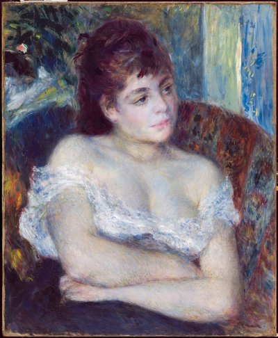 Femme dans un fauteuil, 1874 - Pierre Auguste Renoir